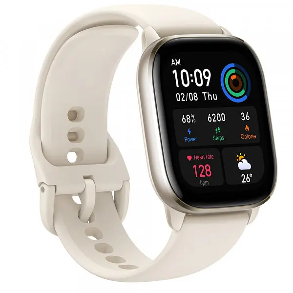Смарт-часы Amazfit GTS 4 Xiaomini Moonlight White - фото 5