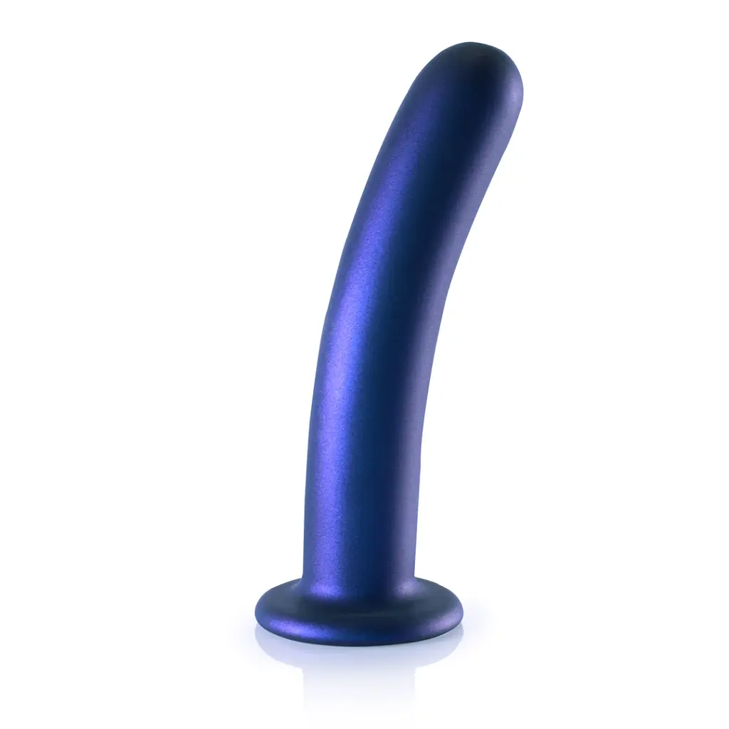 Фаллоимитатор Ouch! Smooth G-Spot Dildo 7apos;apos; 17.7 см (синий) - фото 4