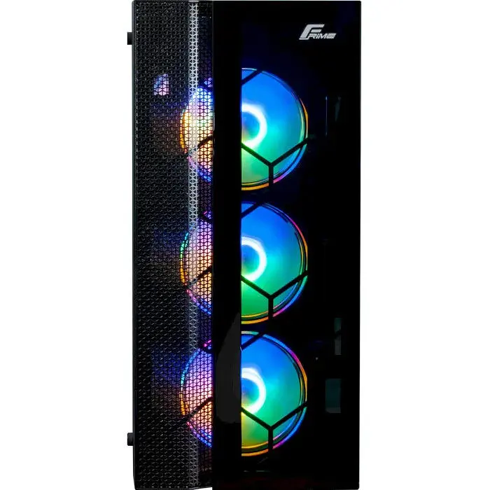 Корпус Frime Nucleus Black USB 3.0 без БЖ (Nucleus-U3-GLS-4DTRMLT16.6WP) - фото 2