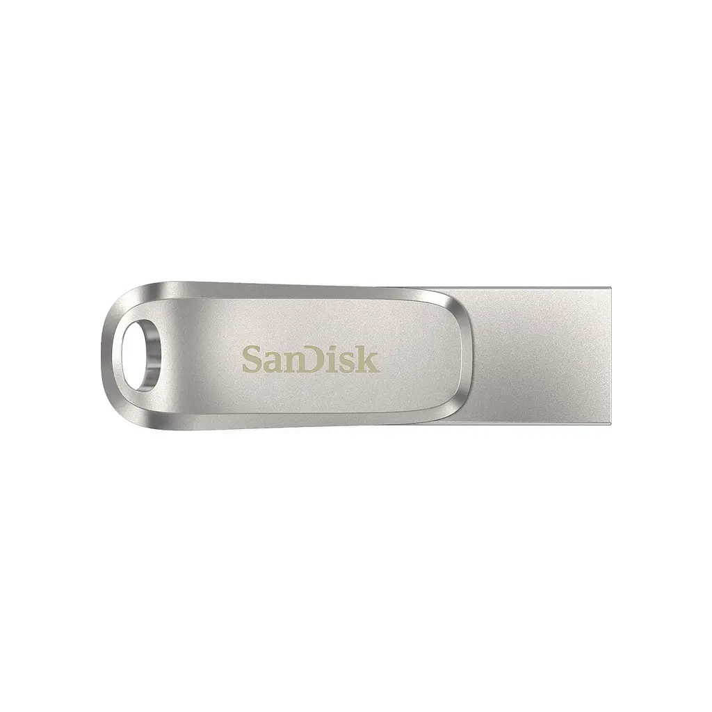 Накопитель 128GB USB 3.1 Type-A + Type-C Dual Drive Luxe Серебряный SanDisk teh0013417 - фото 2