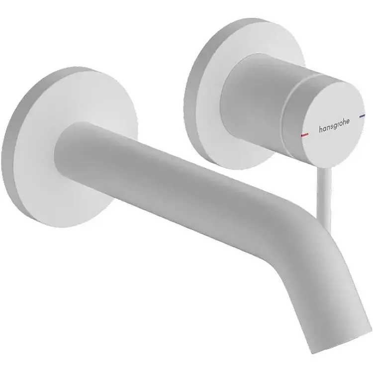 Змішувач для умивальника Hansgrohe Tecturis S прихованого монтажу matt white 73350700