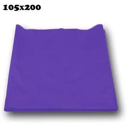 Одноразовая полиэтиленовая скатерть 105х200 см фиолетовая 25 шт. - фото 3