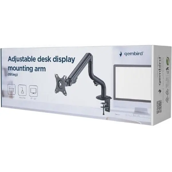 Кронштейн Gembird для 1-го монитора 17"-32" MA-DA1-02 - фото 3