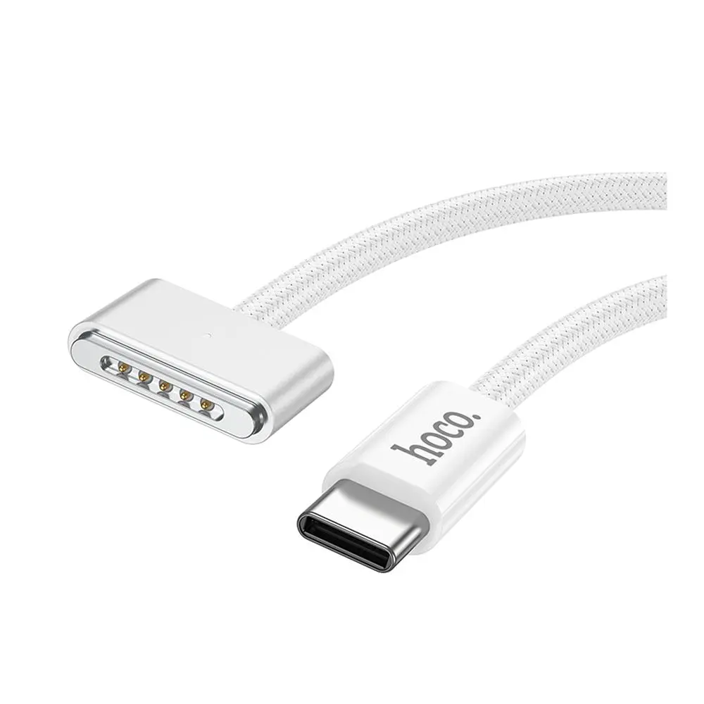 Кабель для заряджання Hoco X103 magnetic charging Cable Type-C to Mag3 140W 28V/5A 2м White (34382_3340147) - фото 4