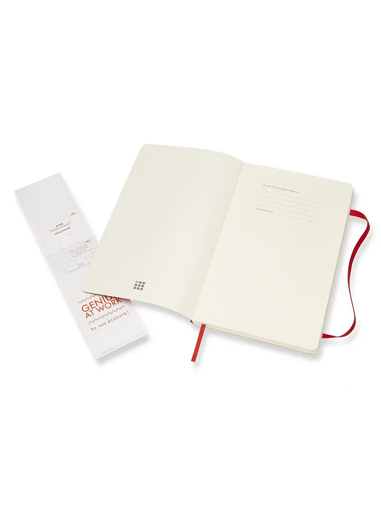 Записник Moleskine Classic середній, Лінійка Червоний М’який (QP616F2) - фото 3