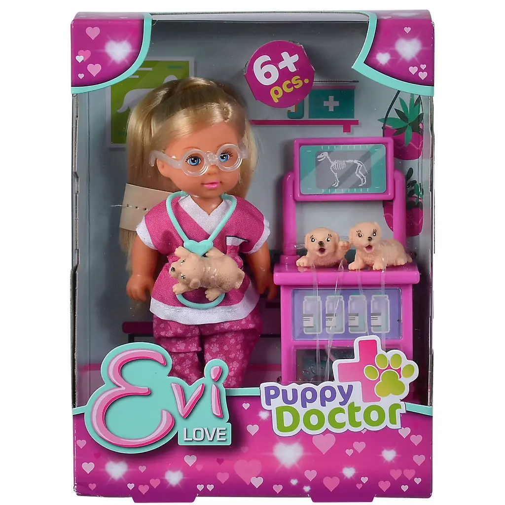 Лялька Simba Toys Еві Щенячий лікар з аксесуарами (5733647) - фото 4