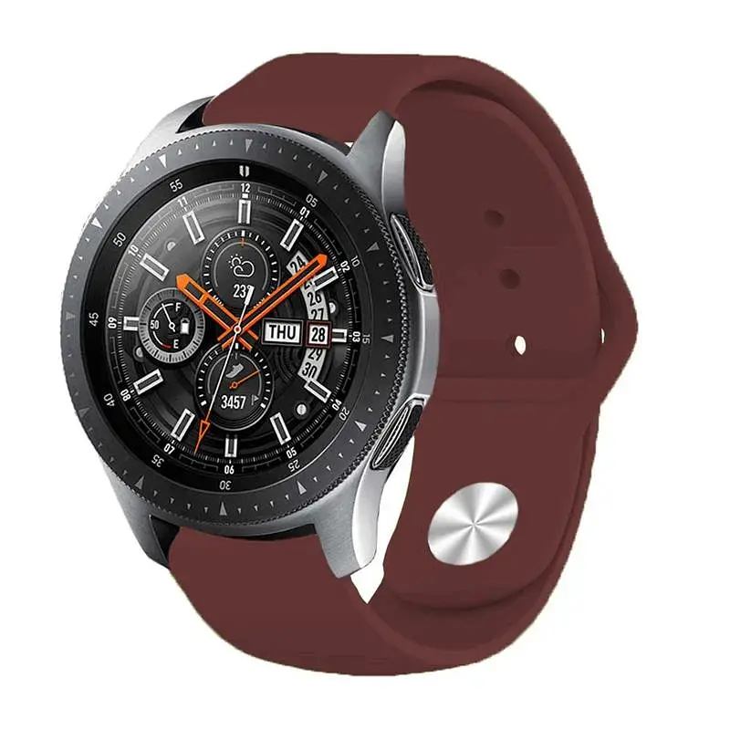 Силіконовий ремінець BeCover для Xiaomi Amazfit Bip/Bip Lite/Bip S Lite/GTR 42mm/GTS/TicWatch S2/TicWatch E Dark-Red (706189) - фото 4