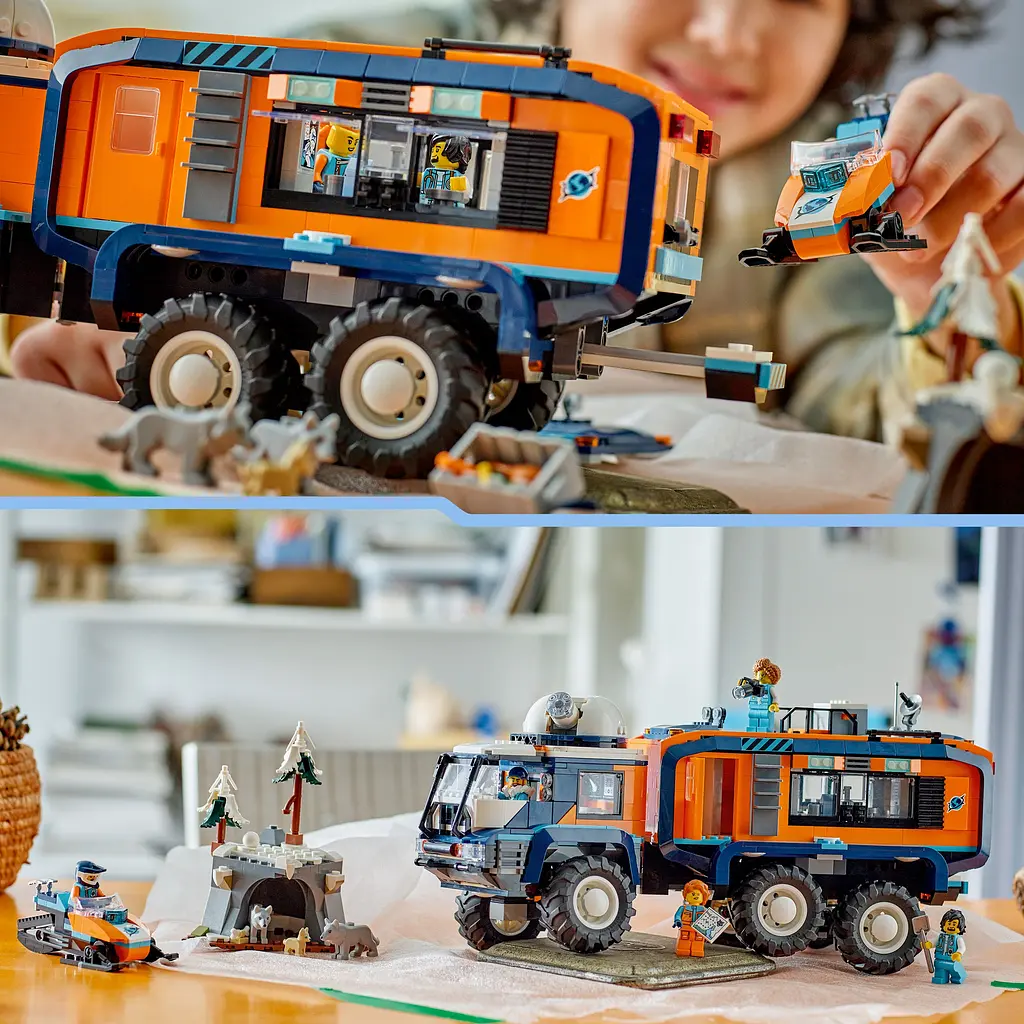 Конструктор LEGO City Арктична дослідницька вантажівка з науковою лабораторією 1064 деталі (60471) - фото 14