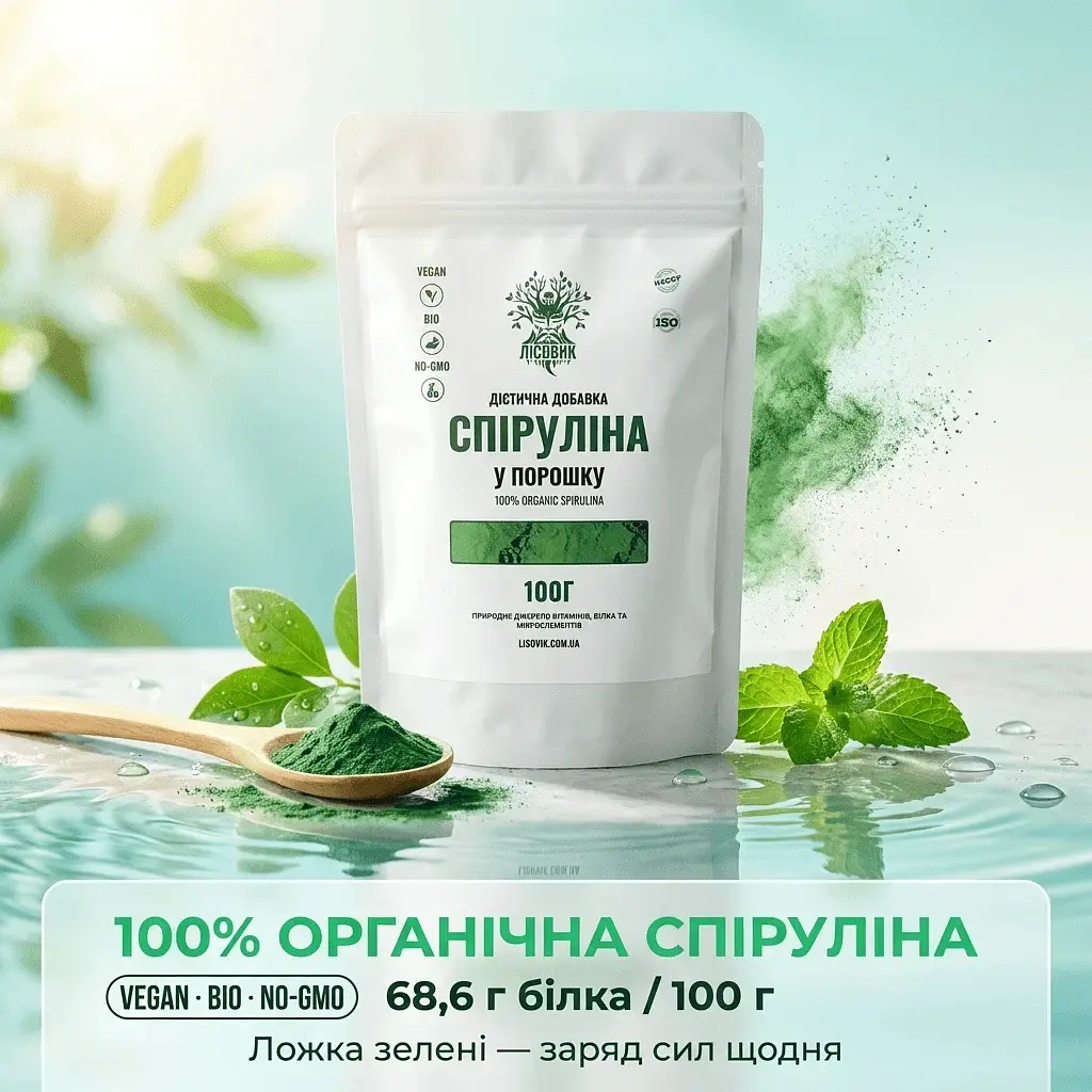 Спіруліна у порошку 100 г - фото 2