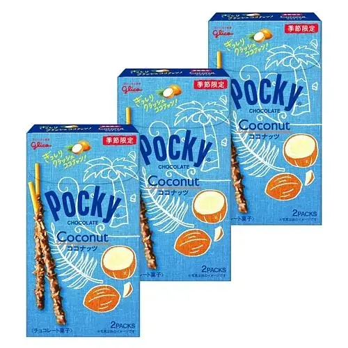 Японські палички Pocky Ezaki Glico Summer Limited зі смаком кокосу 60 г - фото 8