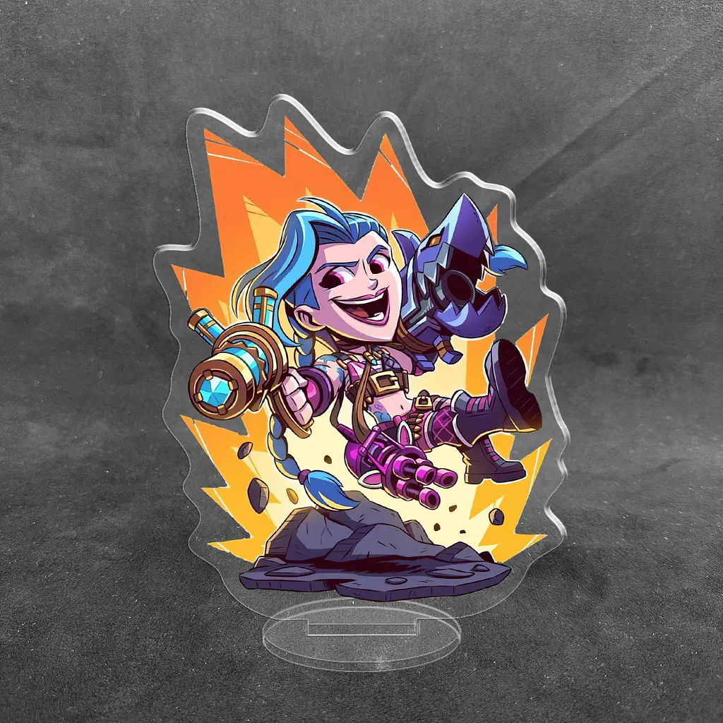 Акрилова колекційна фігурка Чемпіон League of Legends Джинкс 10 см