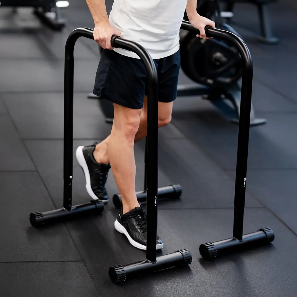 Брусья напольные стационарные Gymtek с регулировкой высоты. - фото 6