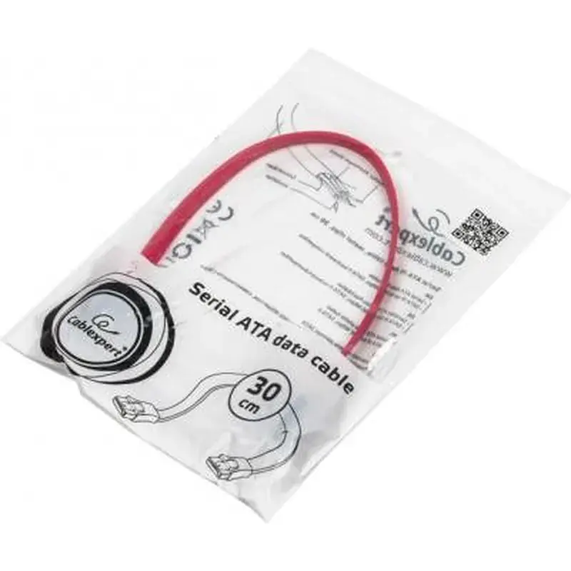 Кабель для передачі даних SATA III 0.3m Cablexpert (CC-SATAM-DATA-0.3M) - фото 4