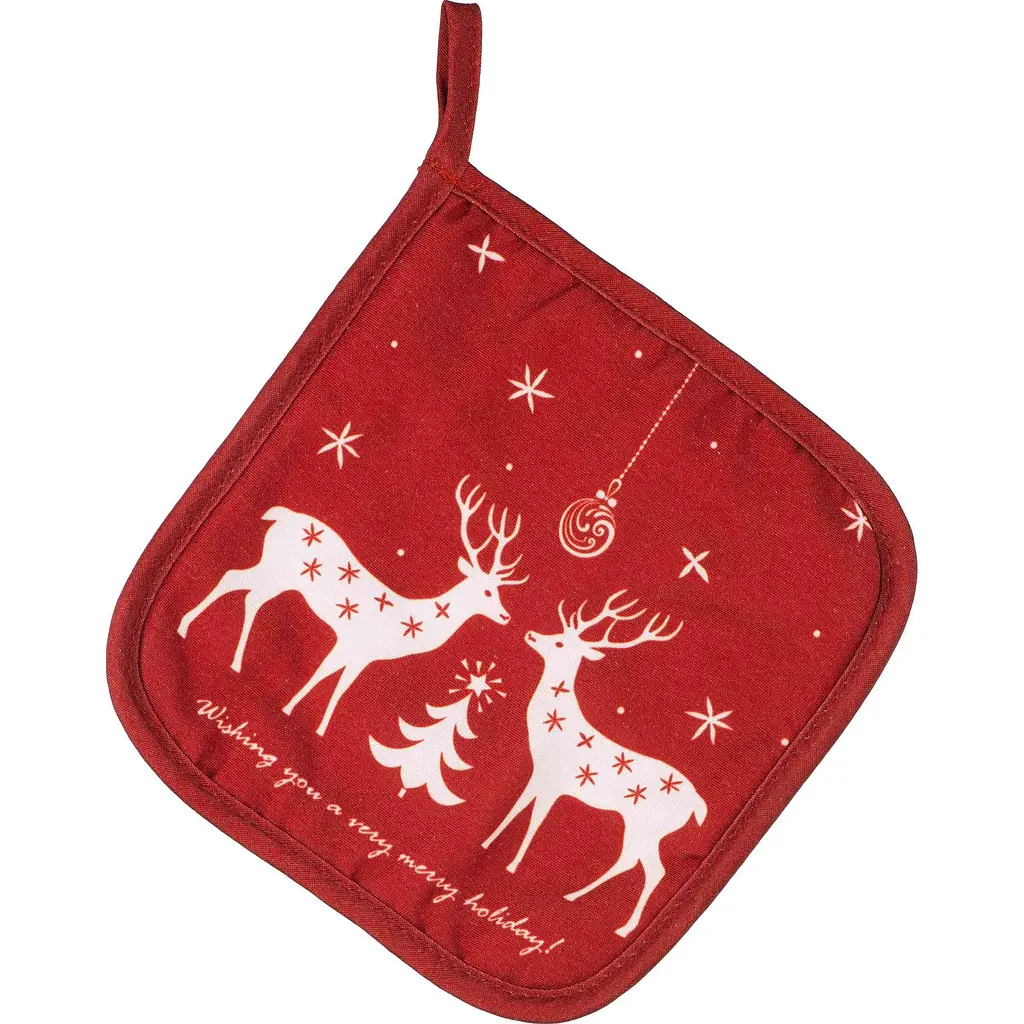 Набір прихваток Ardesto Happy Holidays 17х28 см червоний (ART14HH) - фото 2