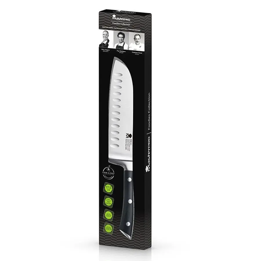 Ніж кухонний сантоку MasterPro Foodies collection, 17,5 см - фото 4