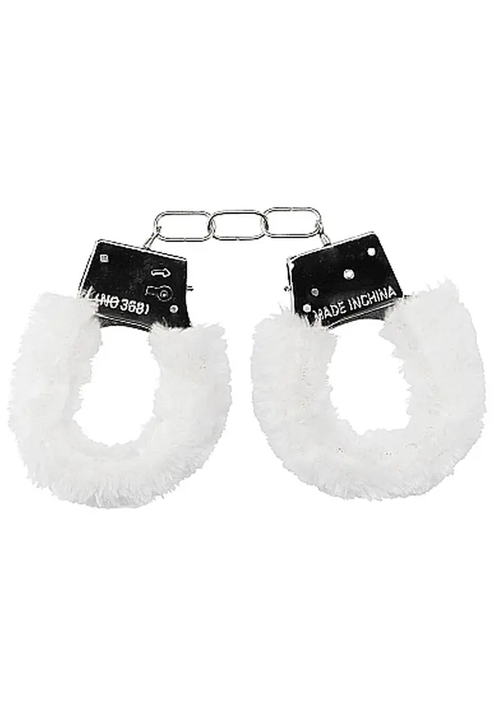 Наручники - Ouch! Beginner's Handcuffs Furry White - фото 8