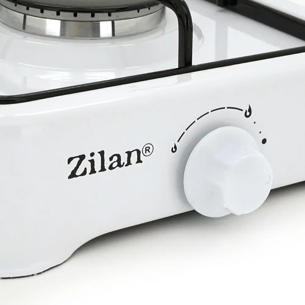 Плита газова Zilan ZLN0018 1 конфорка White - фото 2
