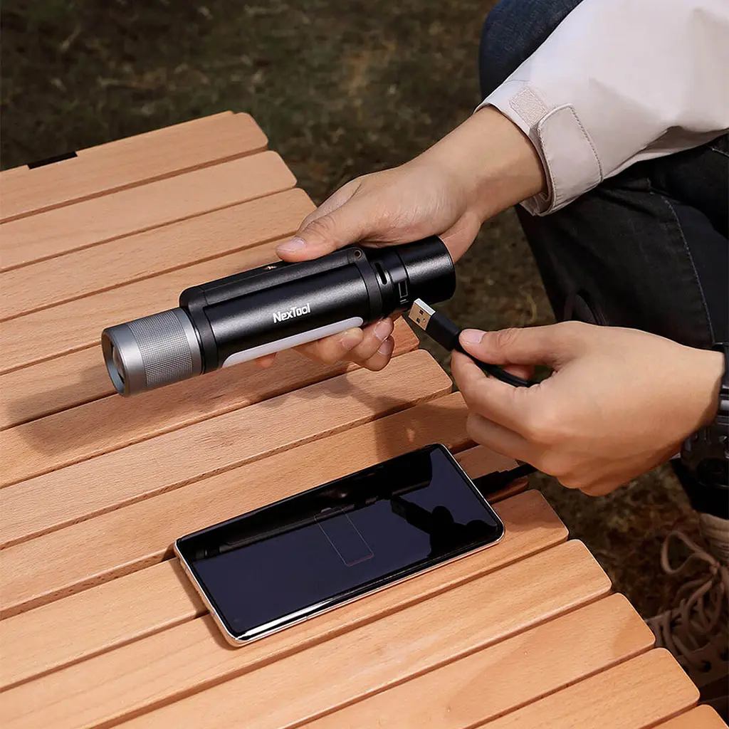 Багатофункціональний ліхтарик Xiaomi NexTool Music Flashlight PowerBank (NE20161) 12 в 1 - фото 5
