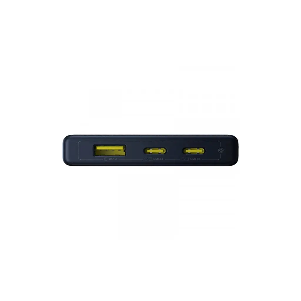 Батарея універсальна Baseus 10000mAh PicoGo 20W PD, QC, USB-A, 2*USB-C, Black (P10076801123-00) - фото 4