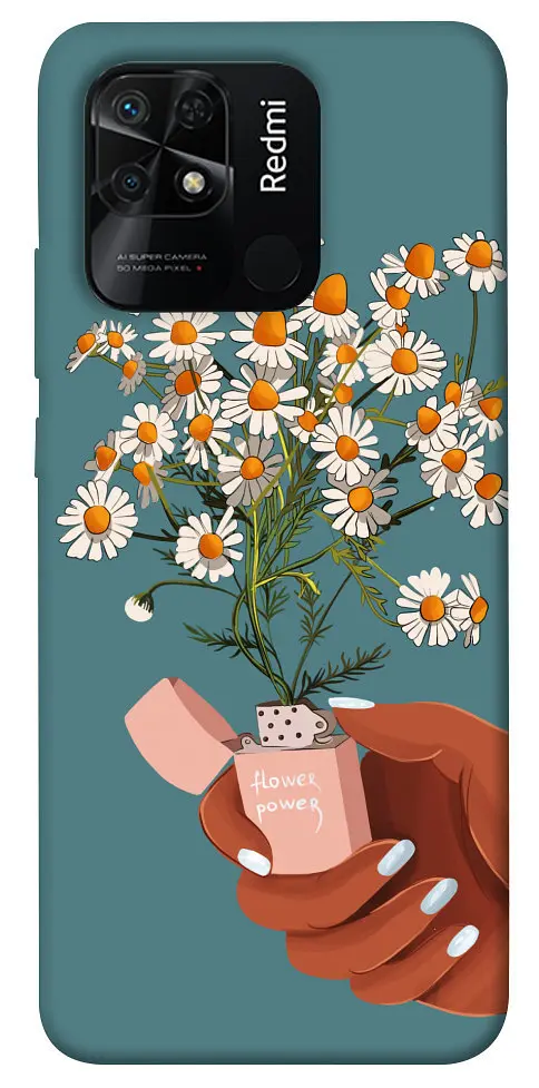 Чохол для телефону Xiaomi Redmi 10C flower print - фото 9