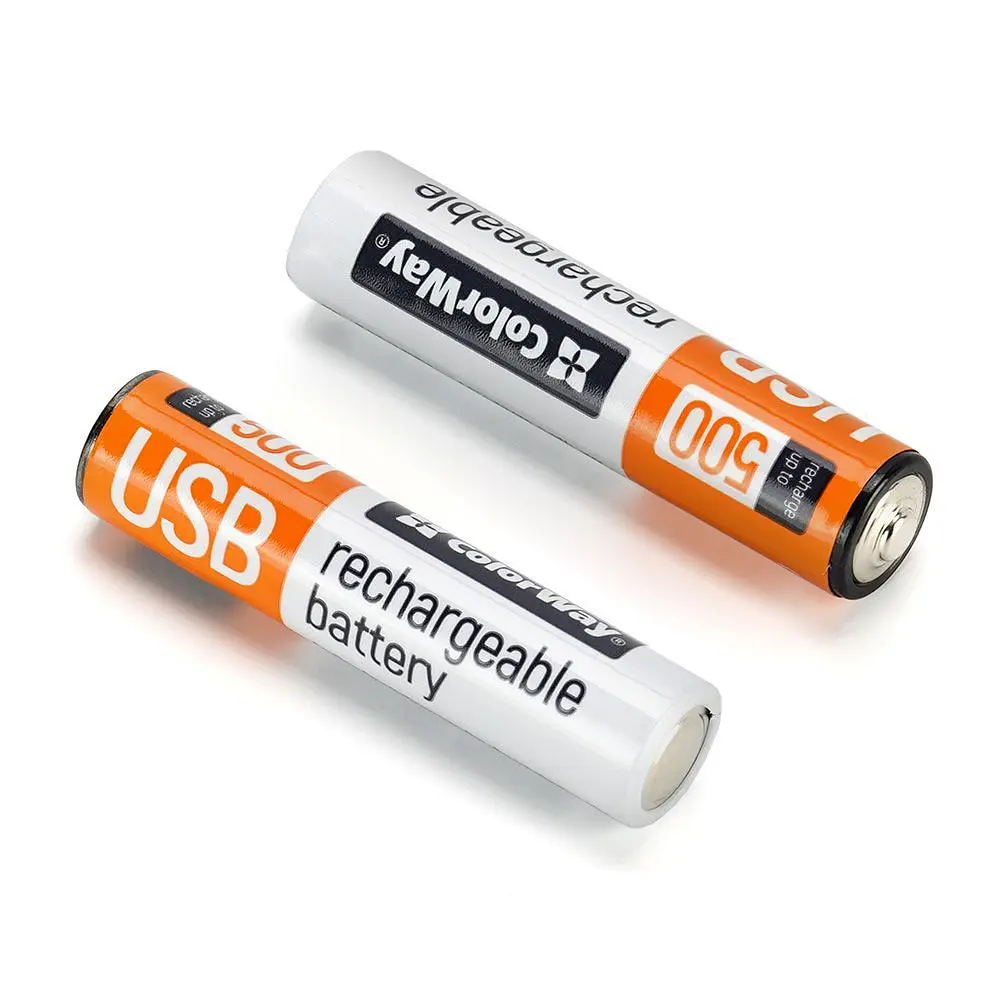 Акумулятор USB-C ColorWay AAA/HR03 Li-Pol 590 mAh BL 2 шт. (CW-UBAAA-09) - фото 8