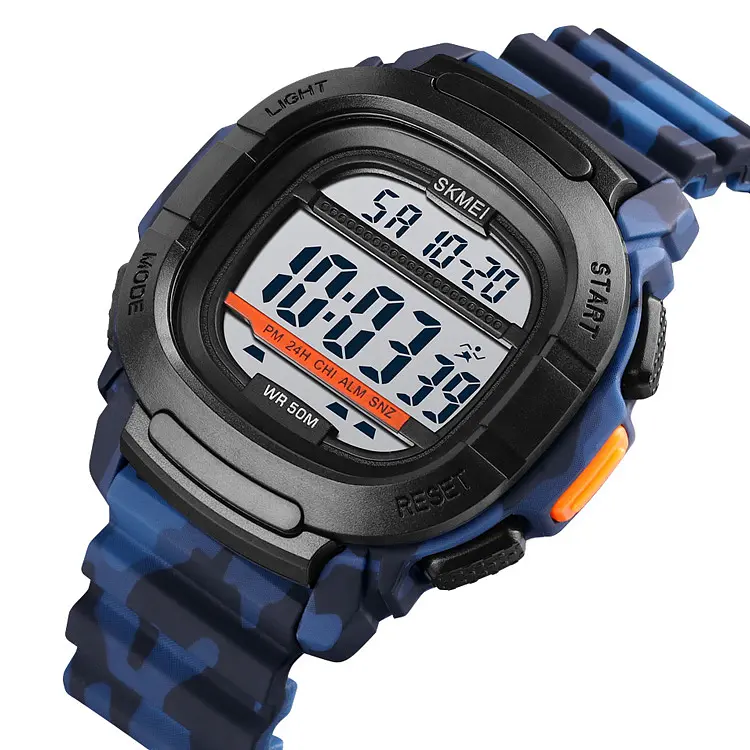 Наручний годинник чоловічий 1657CMBU Camouflage-Blue Skmei acs0030642 - фото 2