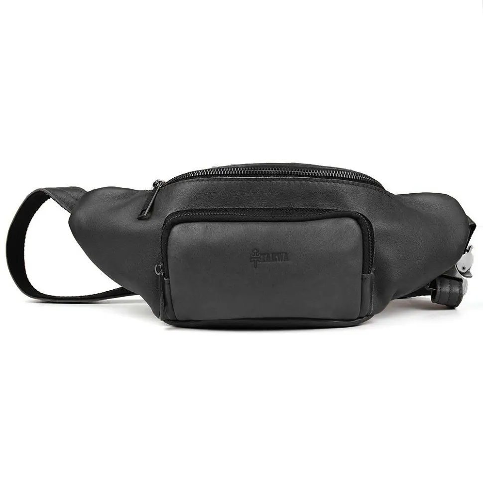 Шкіряна бананка Tarwa 14х36х8 см sum0025637 - фото 7
