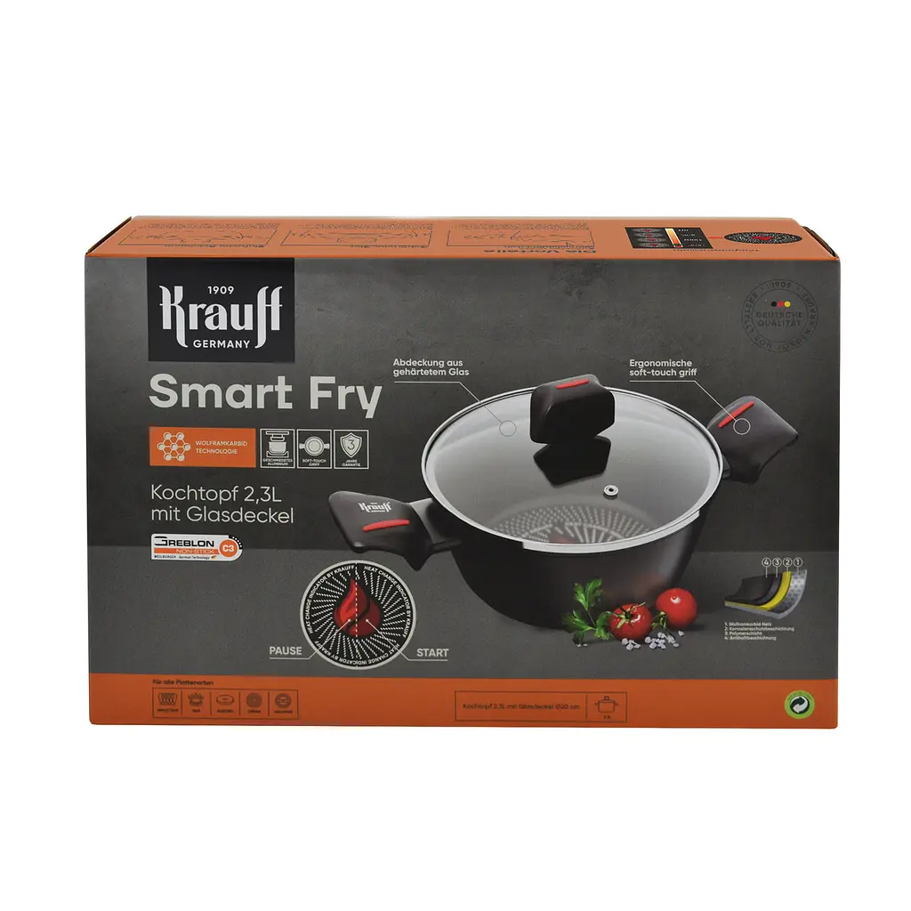 Каструля Krauff Smart Fry 2,3 л + Рукавиця кулінарна силіконова Krauff - фото 7