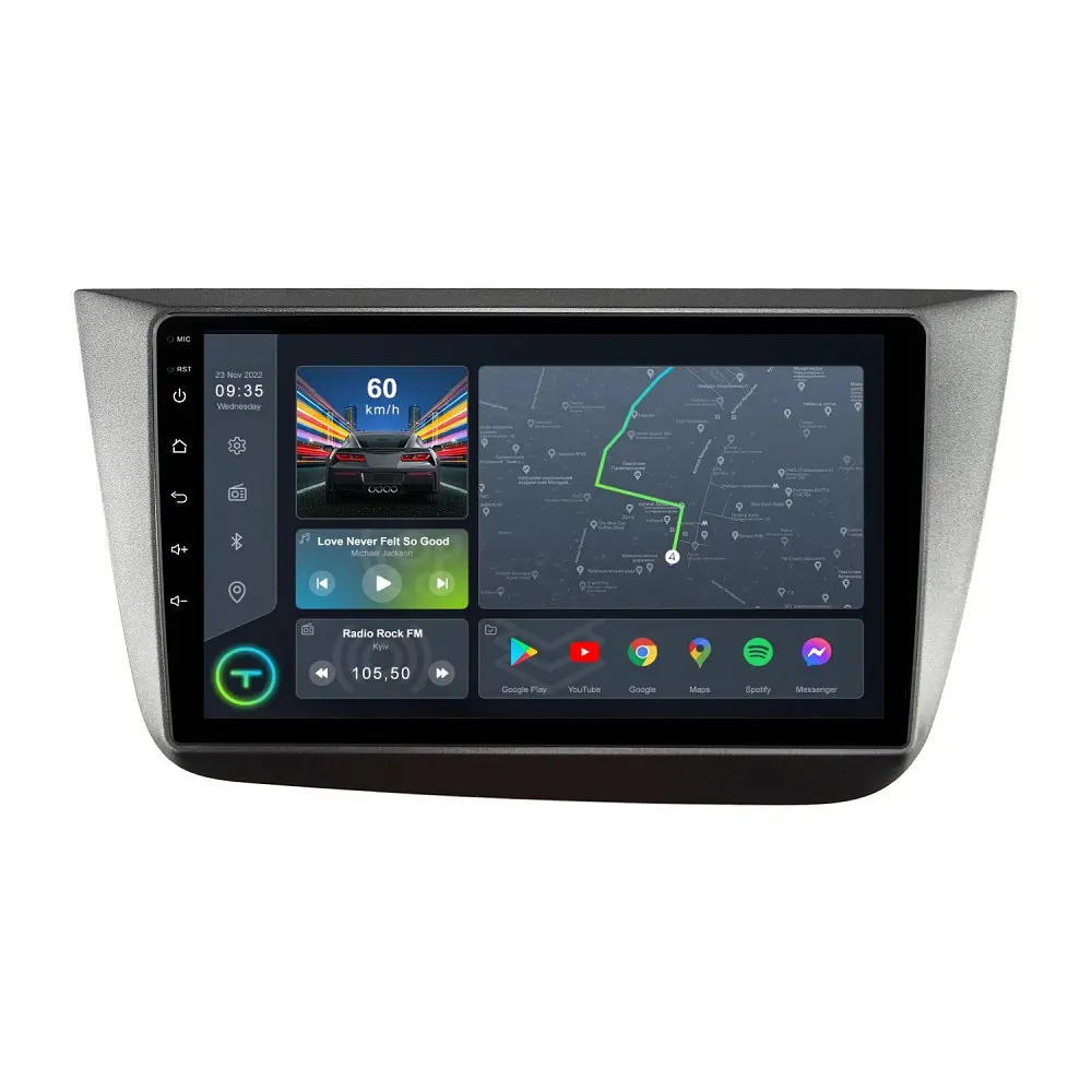 Штатна магнітола TORSSEN Seat Altea 04-15/Toledo 04-09 FL9 4+64Gb 4G Carplay DSP