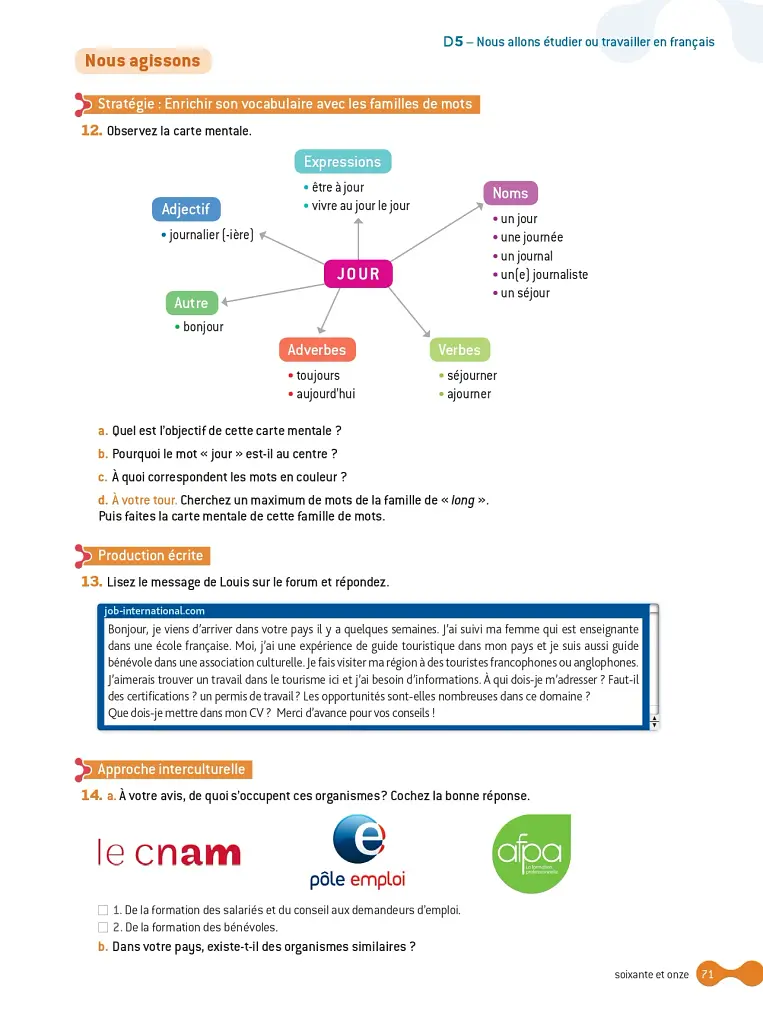 Cosmopolite Niveau 3: Cahier d'activites + CD audio - фото 13