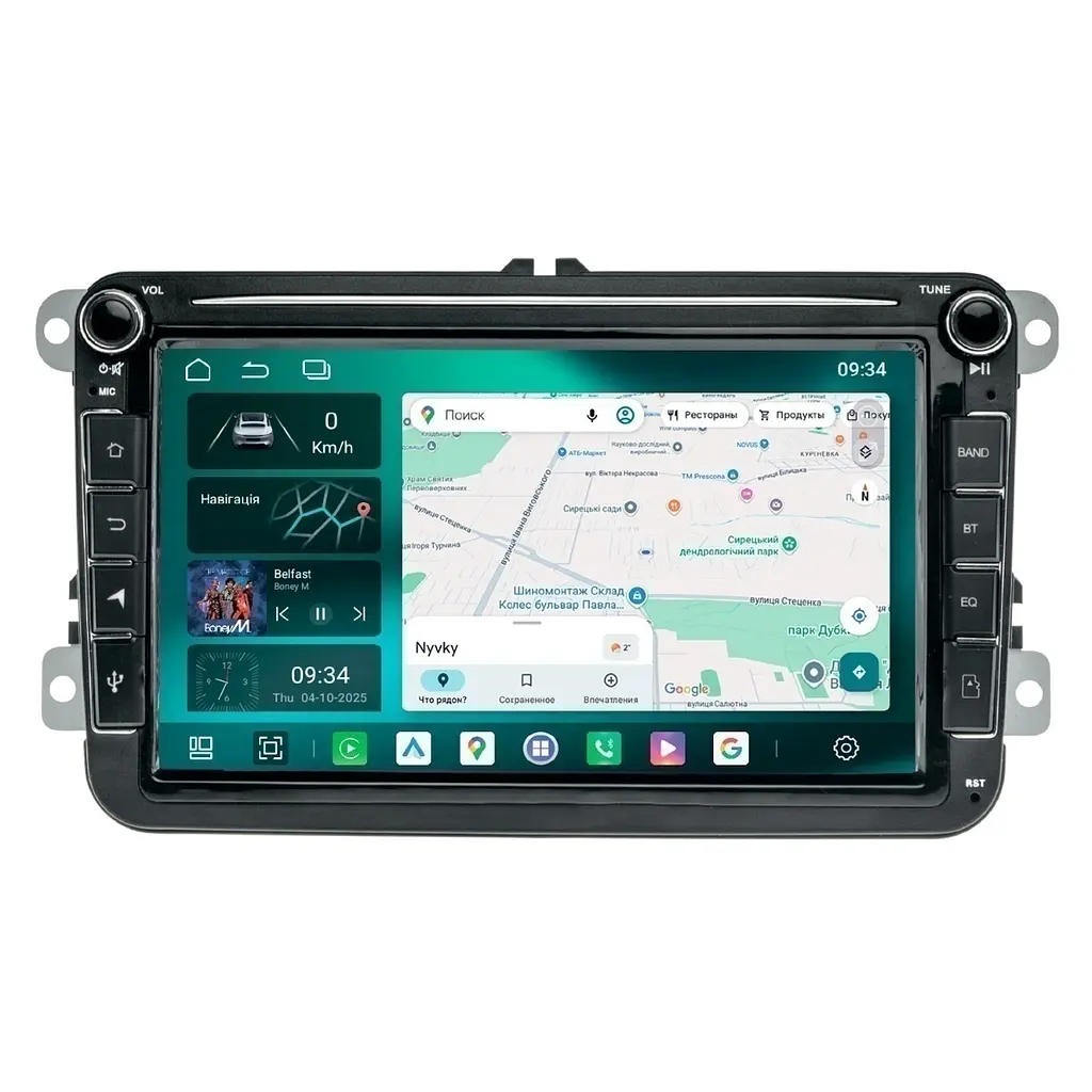 Мультимедійний пристрій VW ANDROID 8" (4x64 DSP 4G) Cyclone (НФ-00009714)
