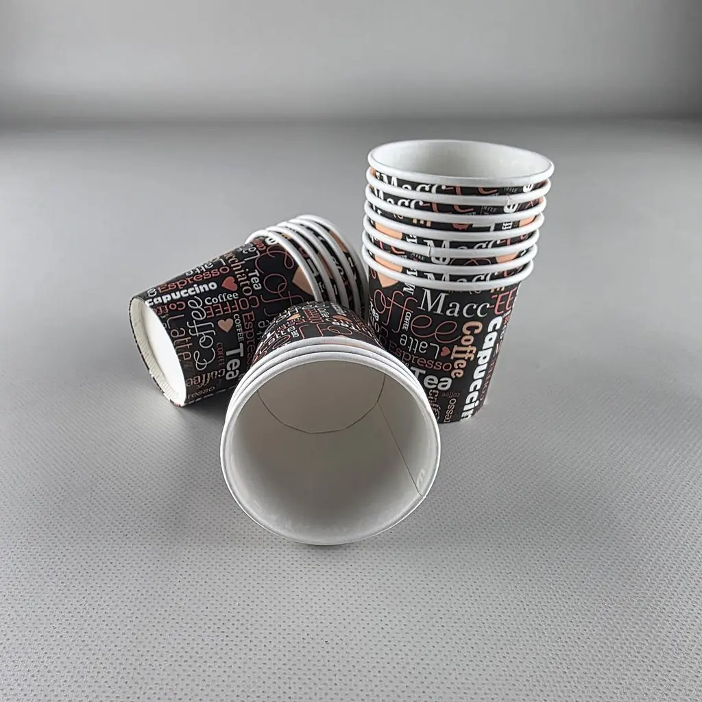 Склянки паперові для кави та чаю, 110 мл, Coffee, 50 штук, для гарячих і холодних напоїв - фото 2