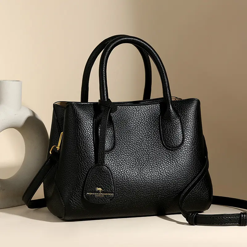 Сумка Gloss Kaidifeiniroo Italian Bags 25х13х19 см Чорний - фото 2