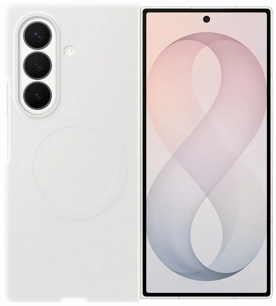 Чохол Samsung Fold 8 Ultra Silicone Magnet Case EF-EF976CWEGUA White (7292276) - фото 4