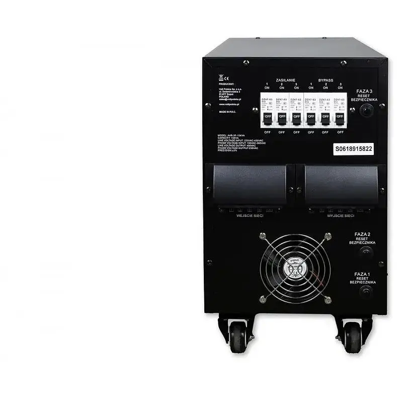 Стабілізатор напруги Volt Polska трифазний AVR 15000VA 3% 3F - фото 3