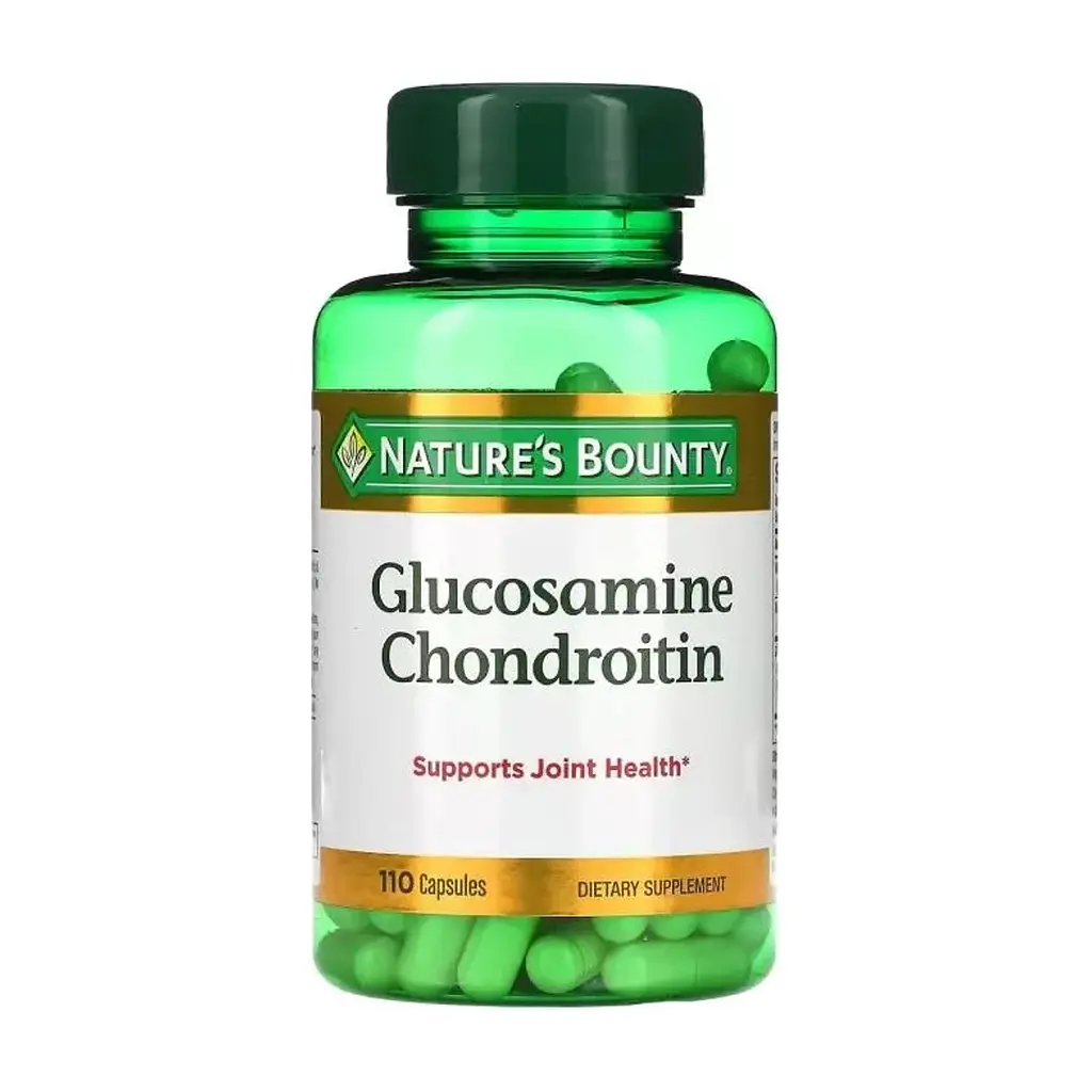 Витаминно-минеральный комплекс Nature's Bounty Глюкозамин и Хондроитин, Glucosamine Chondroitin, 110 капсул (NRT-00238)