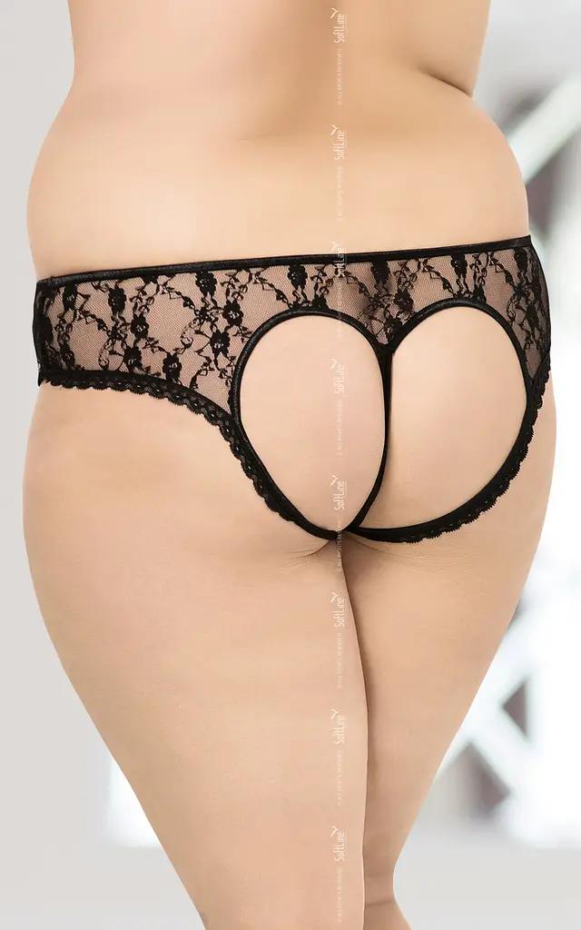 Стрінги жіночі Softline String 2472, XXL (чорні) - фото 2