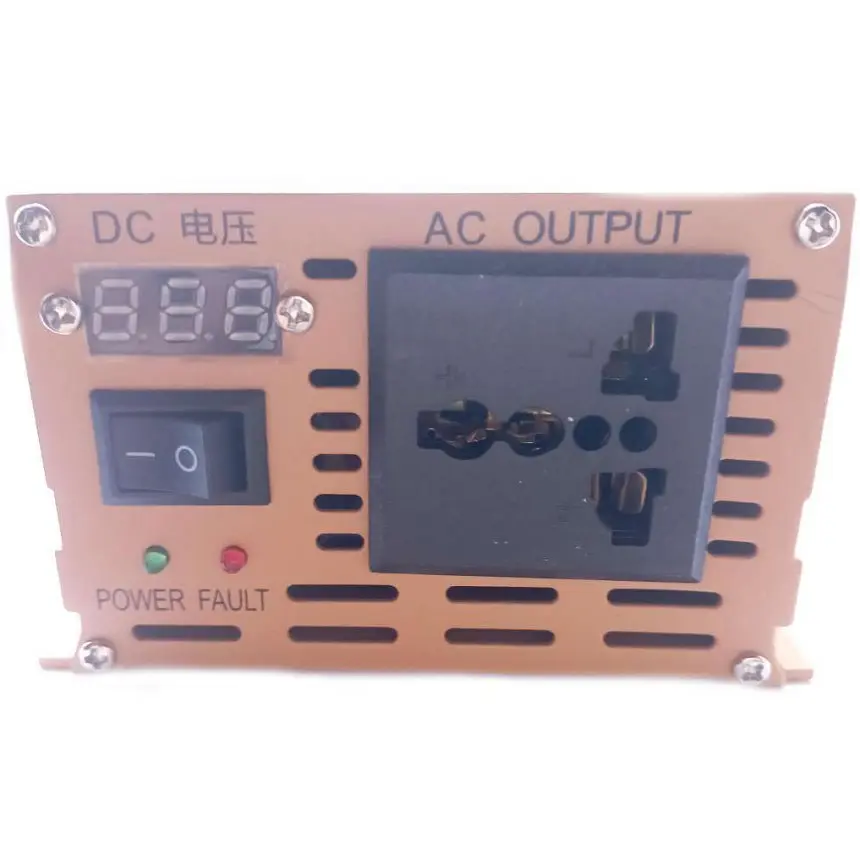 Инвертор напряжения Inverter Expert Tigee Power Inverter 021 чистая синусоида Yellow 1 розетка с 12V на 220V 2500W (11063) - фото 2