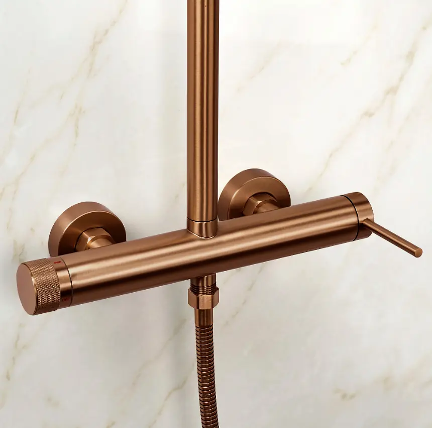 Душова система Rea Foss Clif brushed copper REA-P3914 - фото 2