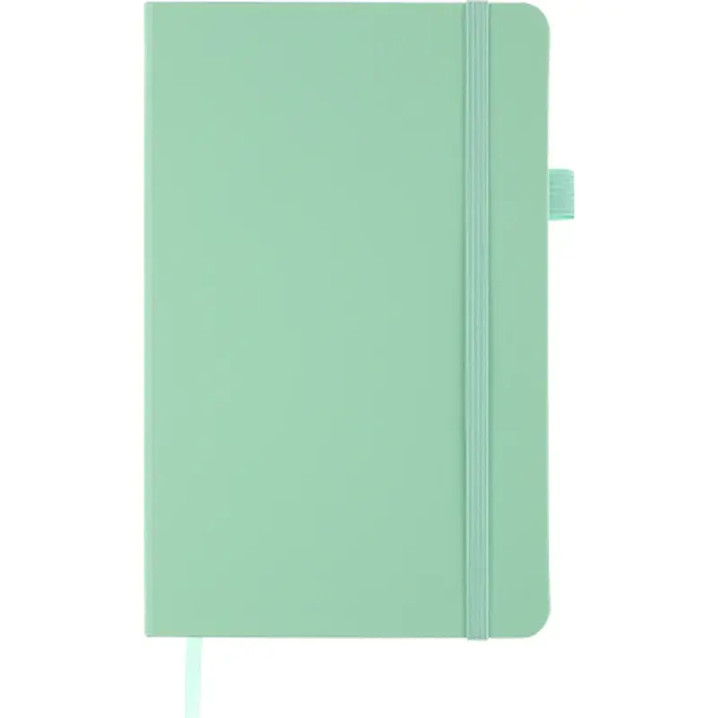 Книга записна Buromax Etalon 125х195 мм 96 аркушів без лініювання обкладинка зі штучної шкіри м'ятна (BM.291060-38) - фото 2