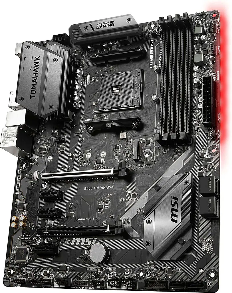 Материнська плата MSI B450 Tomahawk (B450 Tomahawk) (Socket AM4, AMD B450, ATX) Б/в - фото 2