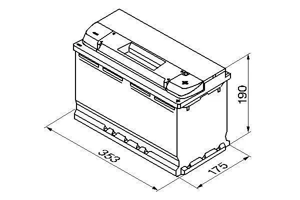 Акумулятор Bosch S5 Silver Plus 100Ah EN 830A (0 092 S50 130) - фото 5