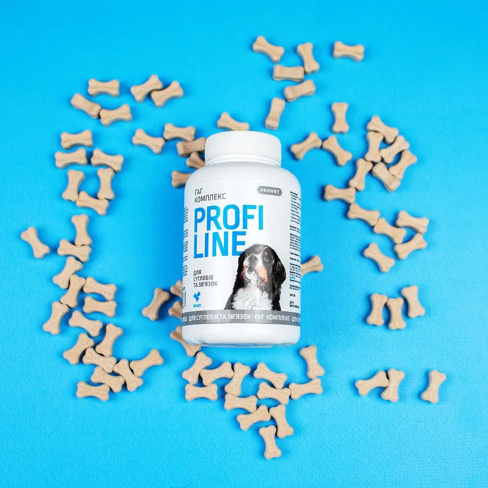 Вітаміни Provet Profiline для собак, ГАГ Комплекс для суглобів і зв'язок, 100 таб. - фото 7