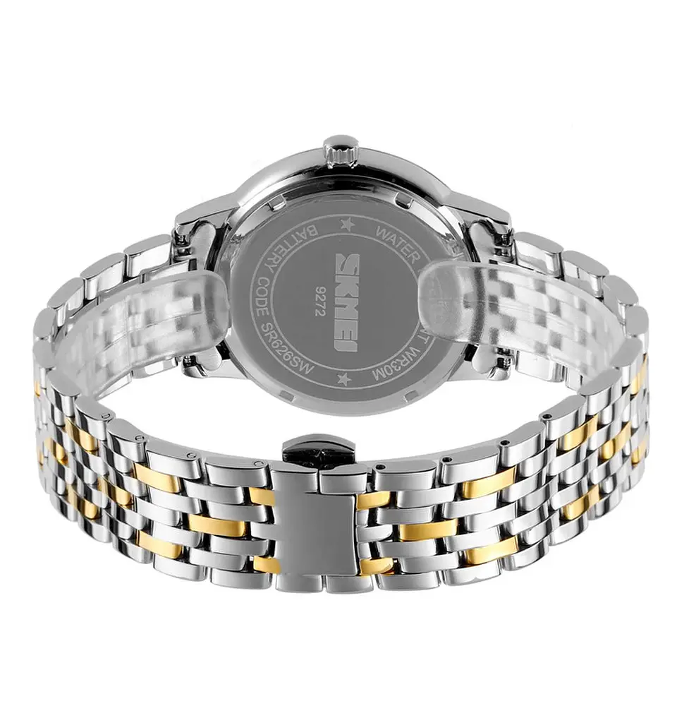 Наручные часы мужские 9272TGDBK-B Gold/Silver-Black Men Skmei acs0029818 - фото 4