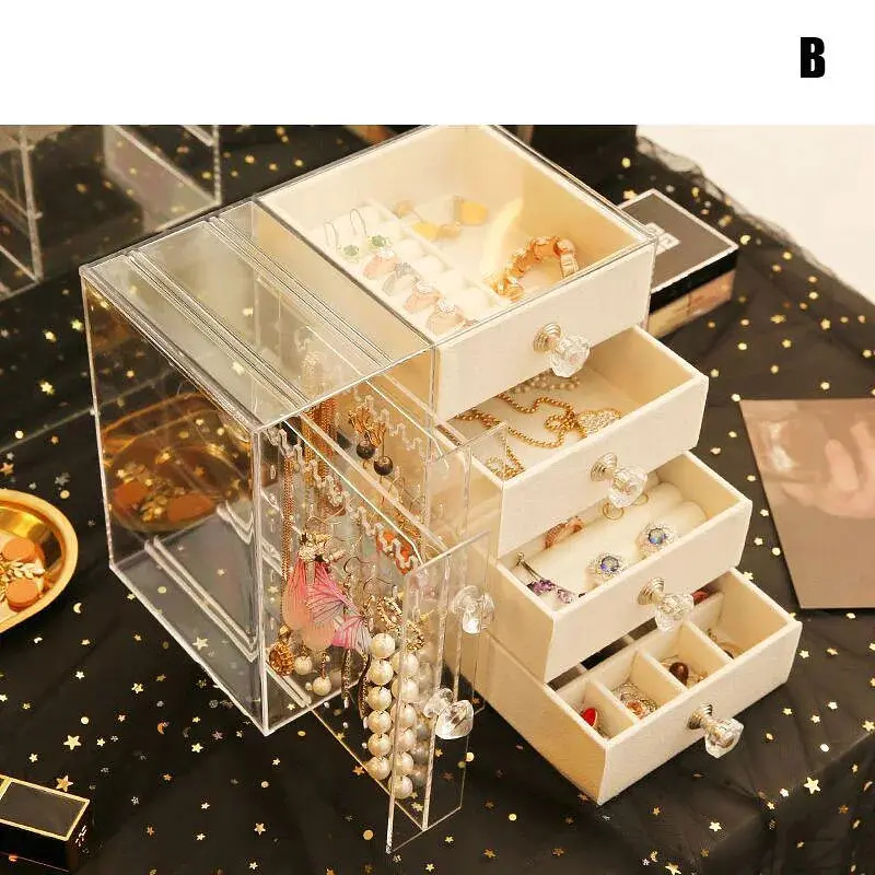 Скринька для зберігання ювелірних прикрас AND XL-1831 Makeup Box - фото 3