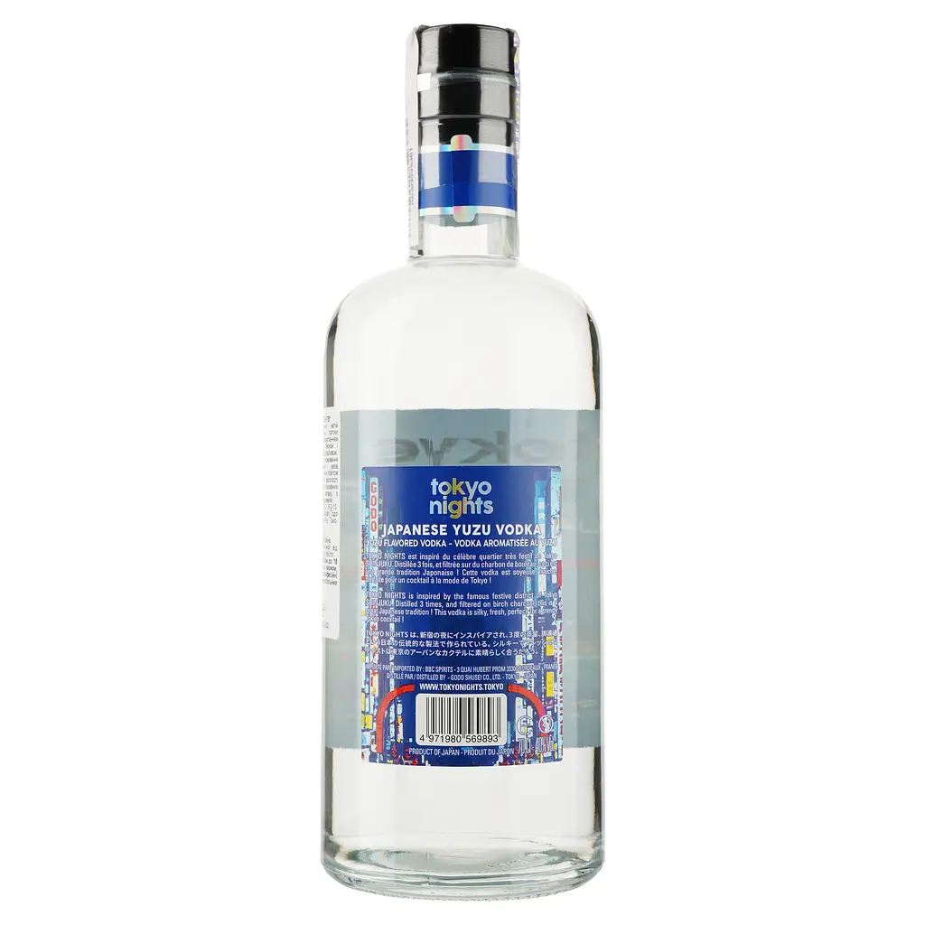 Водка Tokyo Nights Japanese Yuzu Vodka 40% 0.7 л - фото 2
