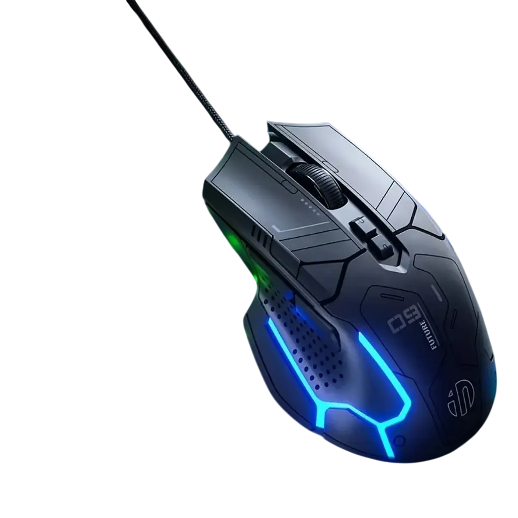 Мышь INPHIC PG9 RGB Black - фото 3