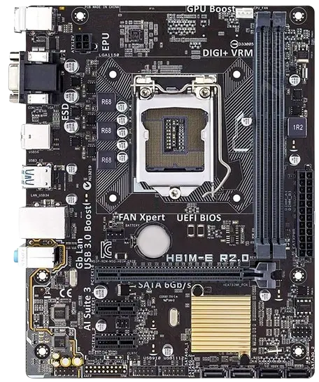 Материнська плата Asus H81M-E R2.0 LGA 1150 (H81M-E R2.0) Б/В - фото 3
