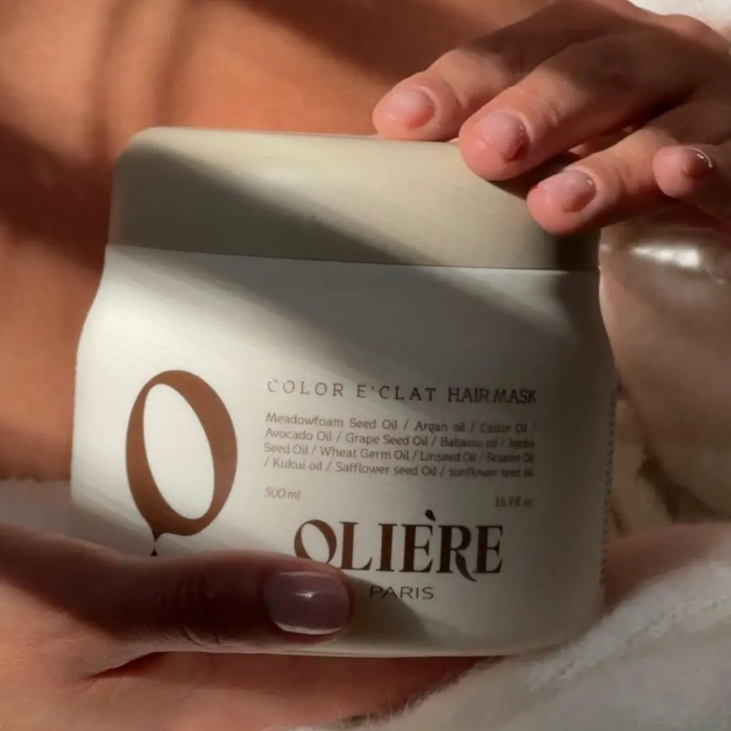 Маска для фарбованого волосся OLIE'RE PARIS Color E'Clat Hair Mask 500 мл - фото 6
