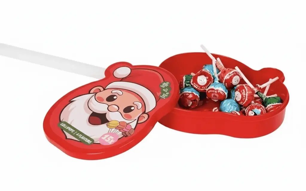 Різдвяні льодяники Becky's Lollipops XXL Санта 15шт 135г - фото 2